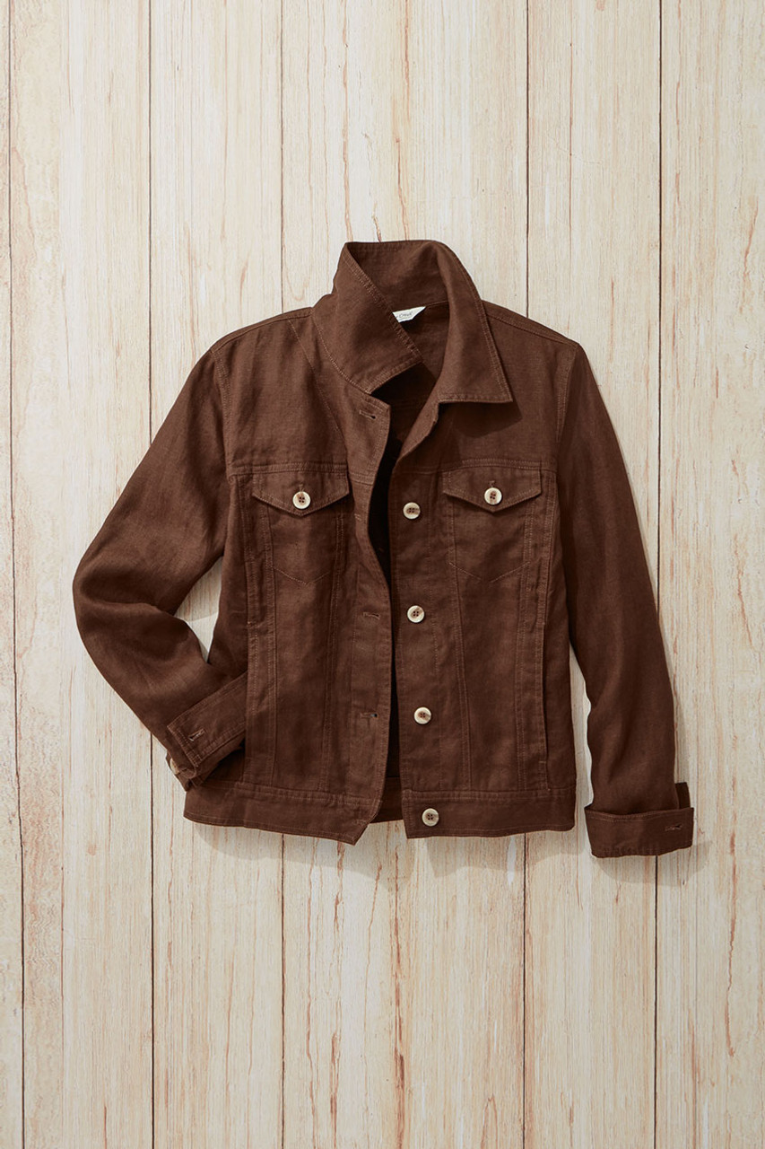 Journeys Lightweight Washable Linen Jacket | Coldwater Creek