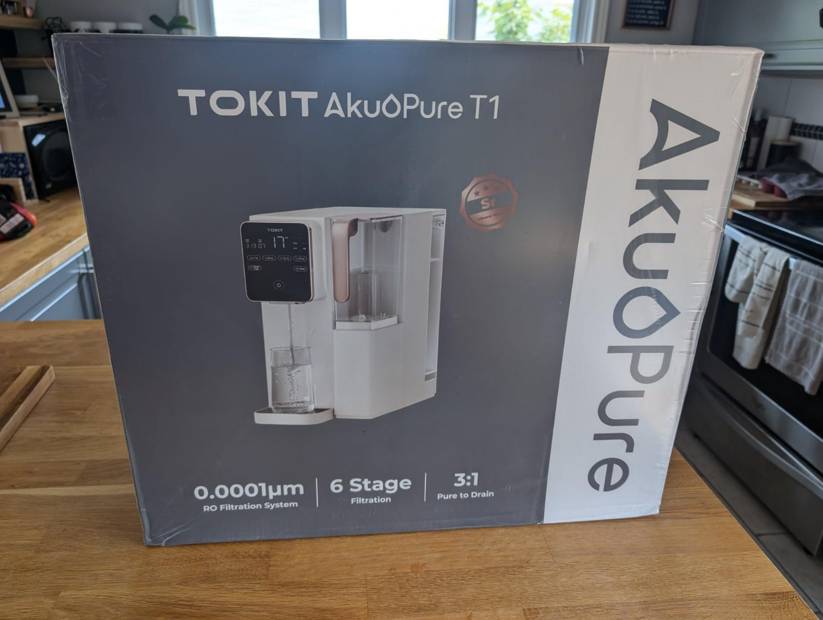 TOKIT AkuaPure T1 Reverse Osmosis Water Filter Countertop, NSF/ANSI 58, RO Whole House Water Filt... | Amazon (US)