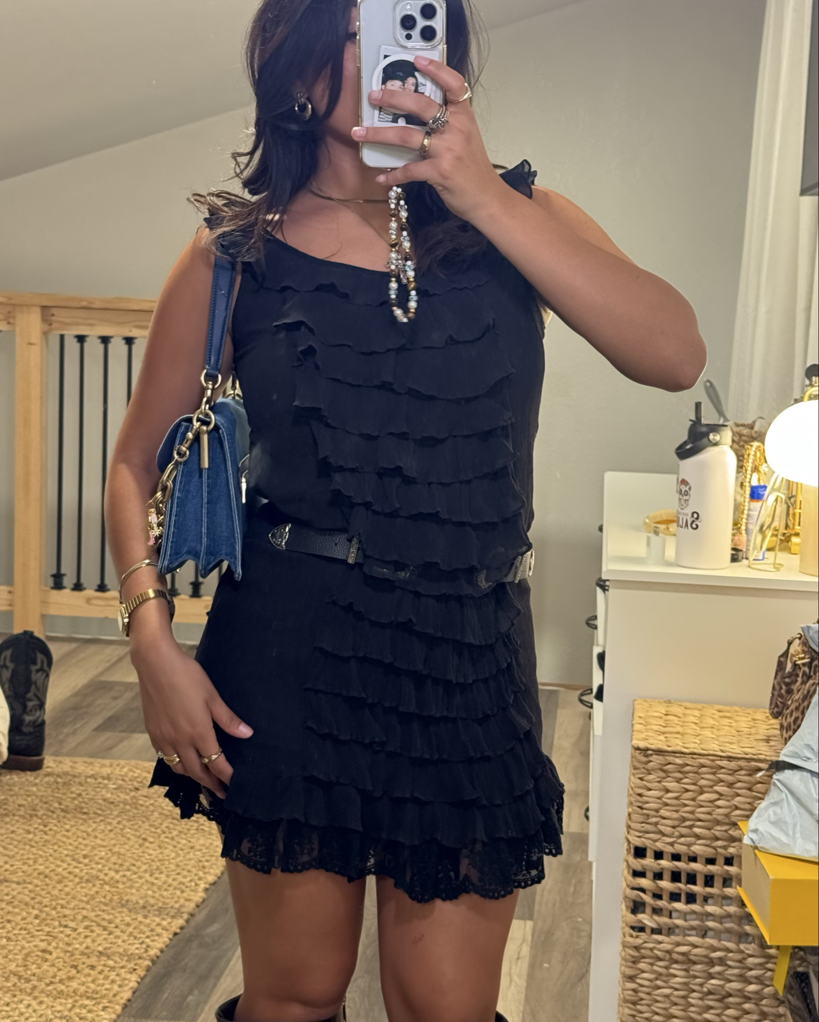 Fall girl night out outfit! 🤎👢 