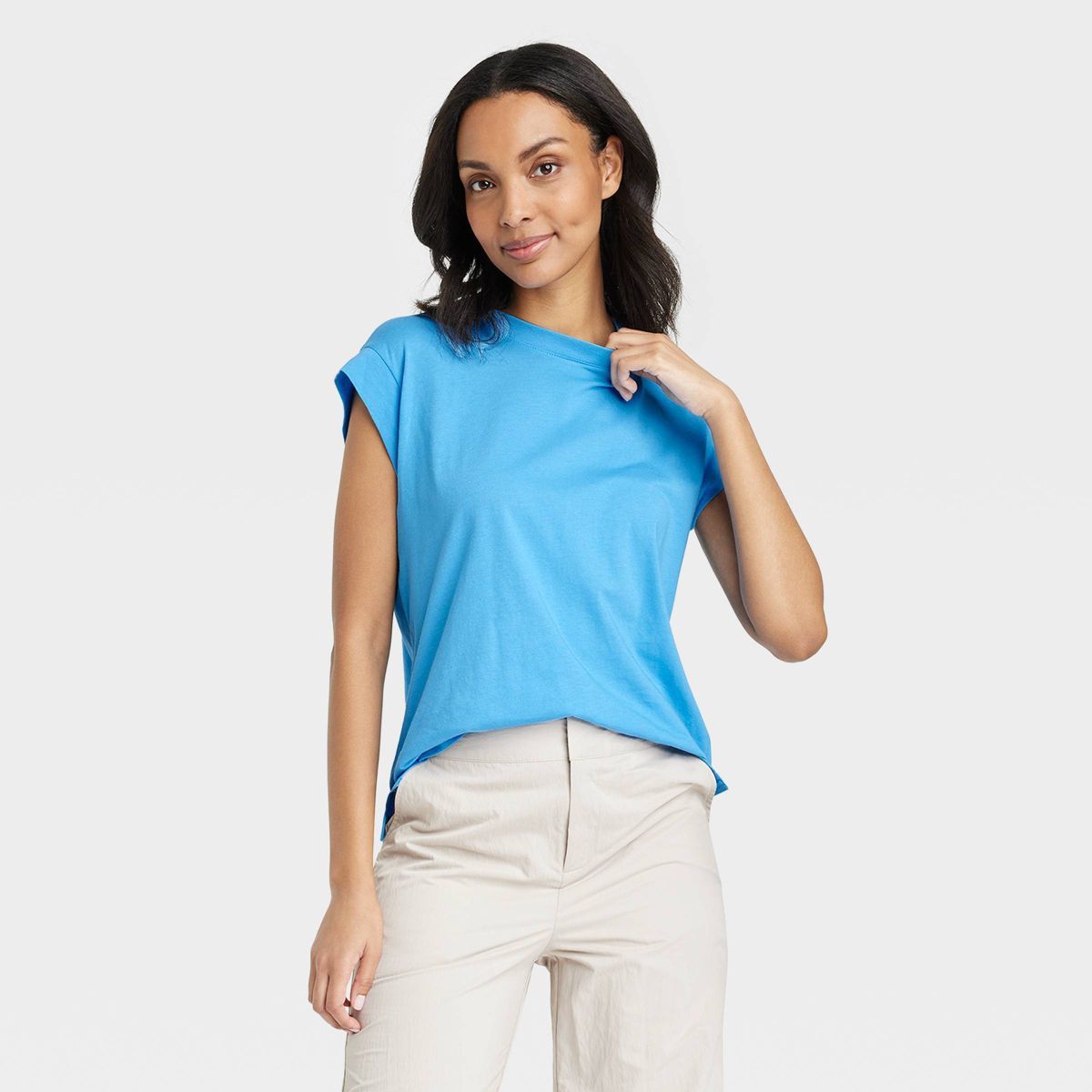 Women's Extended Shoulder T-Shirt - A New Day™ | Target