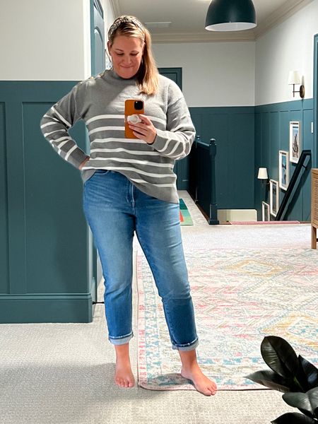Y’all know all my favorite jeans are Madewell. They are on 20% off right now with the code LTK20! I am wearing size 32 and I’m 5‘9“ tall. I’ve also tagged other Madewell jeans that I own and love for you!