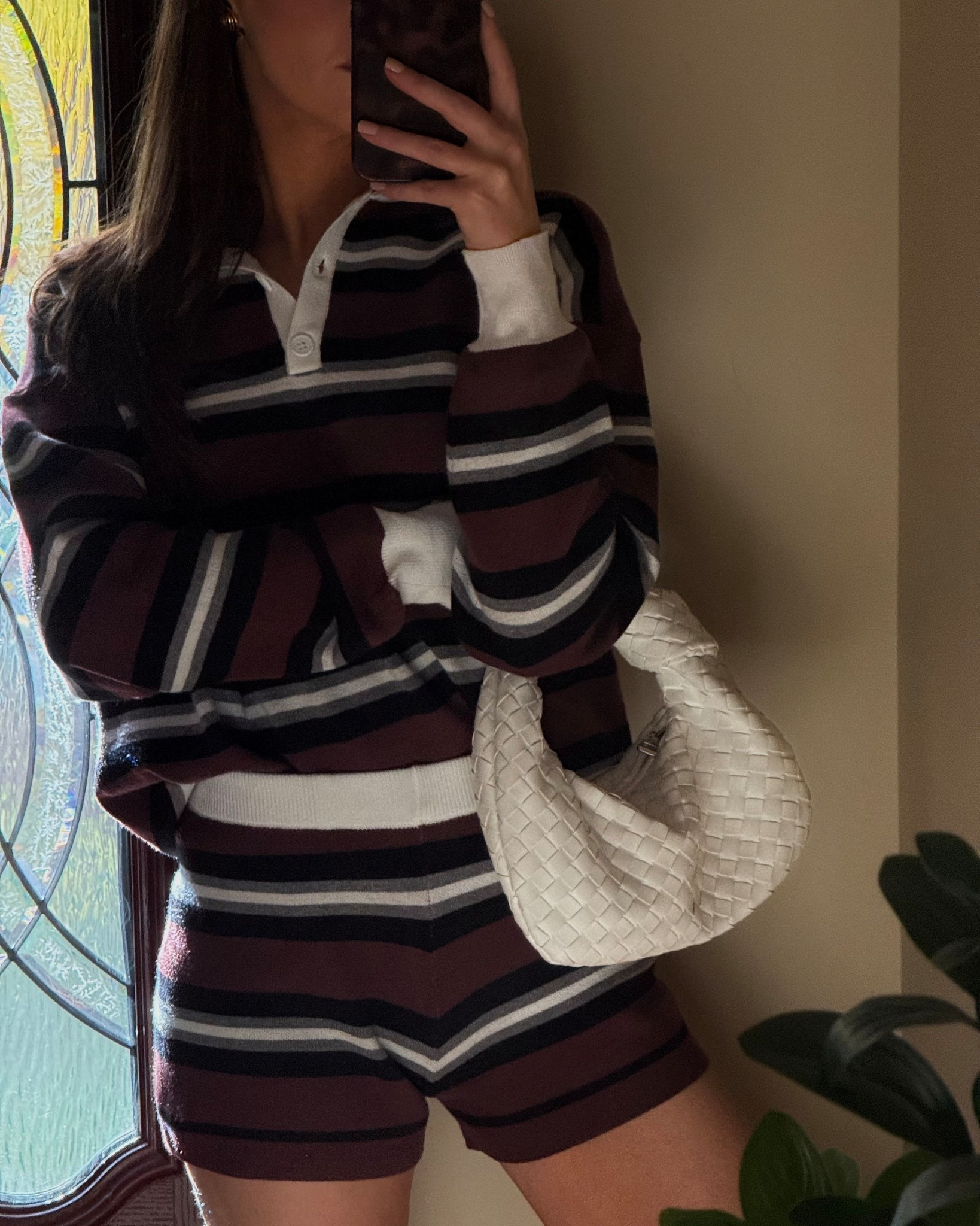 Stripes, Stirped Sweater Sets Women 2 Piece Outfits Color Block Polo Collar Rugby Shirt Knit Shorts Matching Lounge Sets, striped polo shirt, collard long sleeve shirt, seasonal shirt, sweater top, sweater shorts, sweater set 

#LTKSeasonal #LTKGiftGuide #LTKHoliday