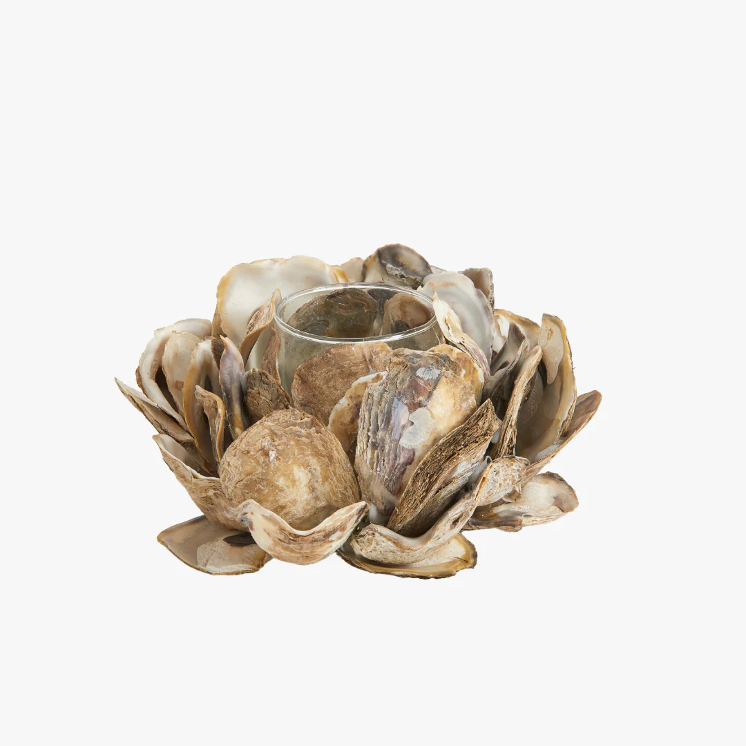 Oyster Shell Candle Holder | Dear Keaton