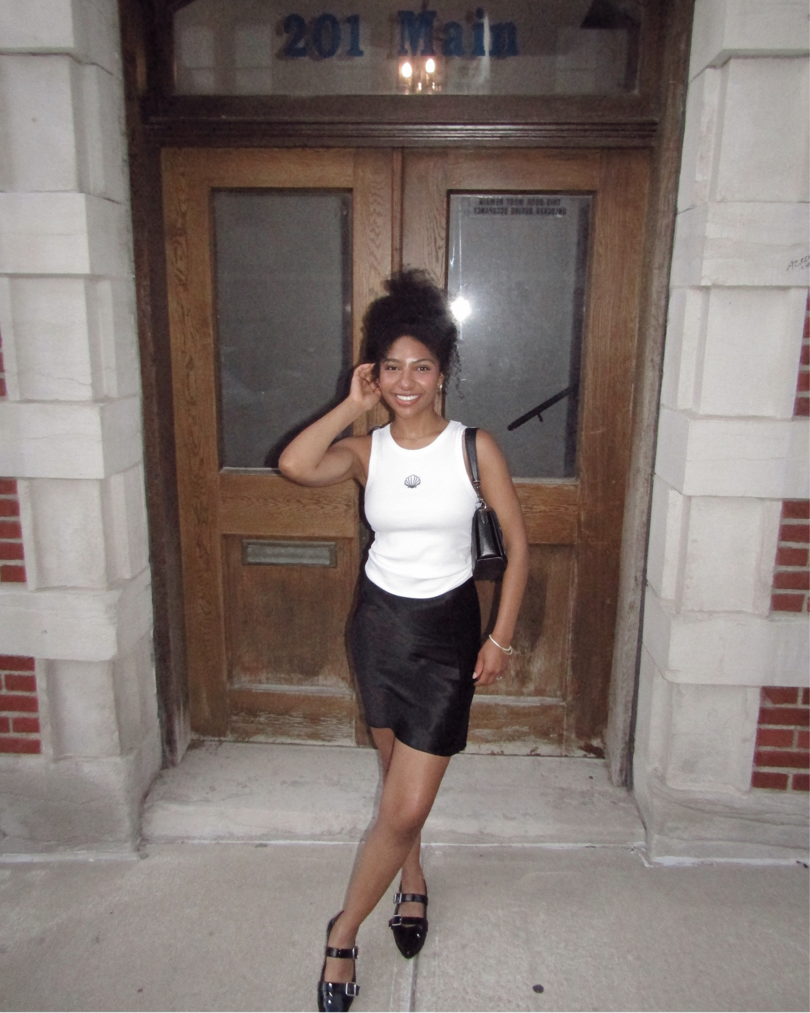 summer date night // black silk skirt // simple chic outfit 

#LTKOver40 #LTKSeasonal #LTKFindsUnder50