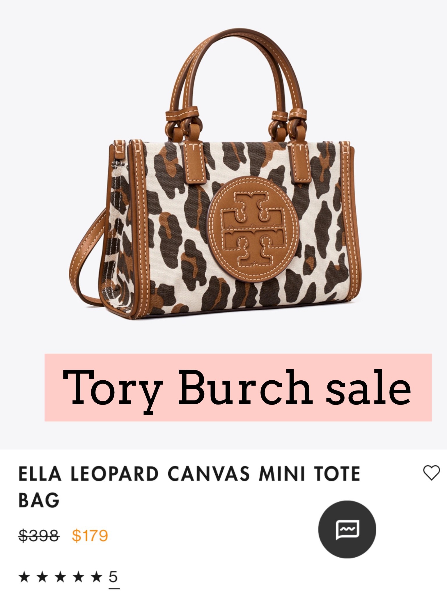 Tory burch hotsell canvas mini tote