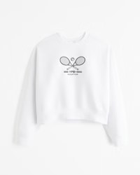 YPB neoKNIT Boyfriend Graphic Crew | Abercrombie & Fitch (US)