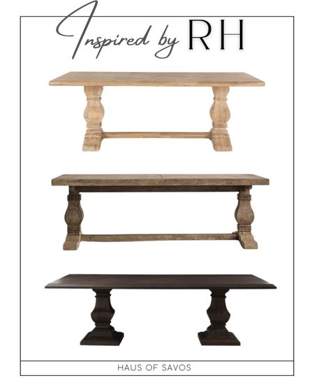 Wayfair Wayday sale! 

Dining tables inspired by RH 

Dining room, pedestal dining table, trestle table, transitional 

#LTKhome #LTKstyletip #LTKsalealert