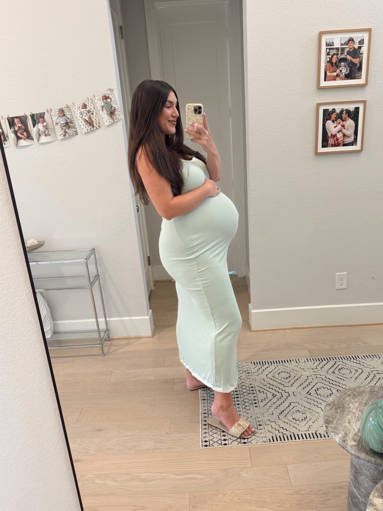 Felt so cute and springy with my 9mo pregnant bump!😍💚

#LTKootd #LTKmomlife #LTKBump