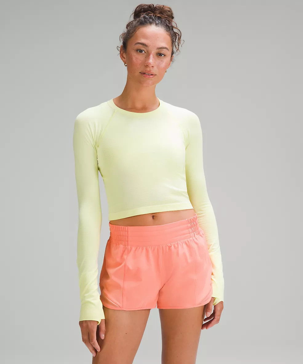 Swiftly Tech Cropped Long-Sleeve Shirt 2.0 | Lululemon (US)