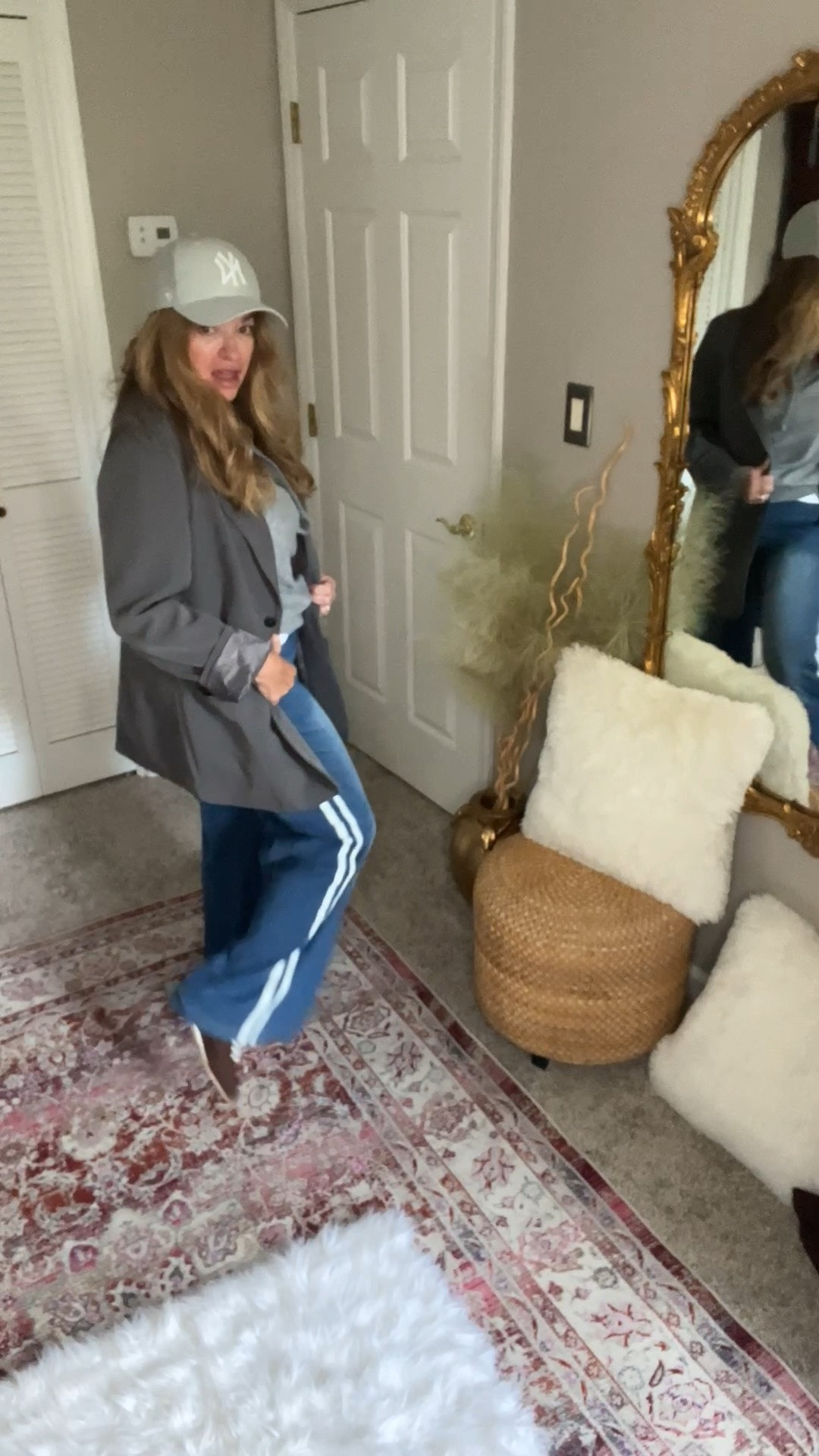 Denim with track stripes is trending for Fall!

#LTKootd #LTKgrwm #LTKmorningroutine