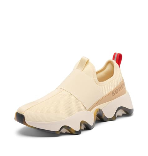 Sorel Women's Kinetic Impact II Strap Sneaker, Honey White/Chalk, 5 | Amazon (US)