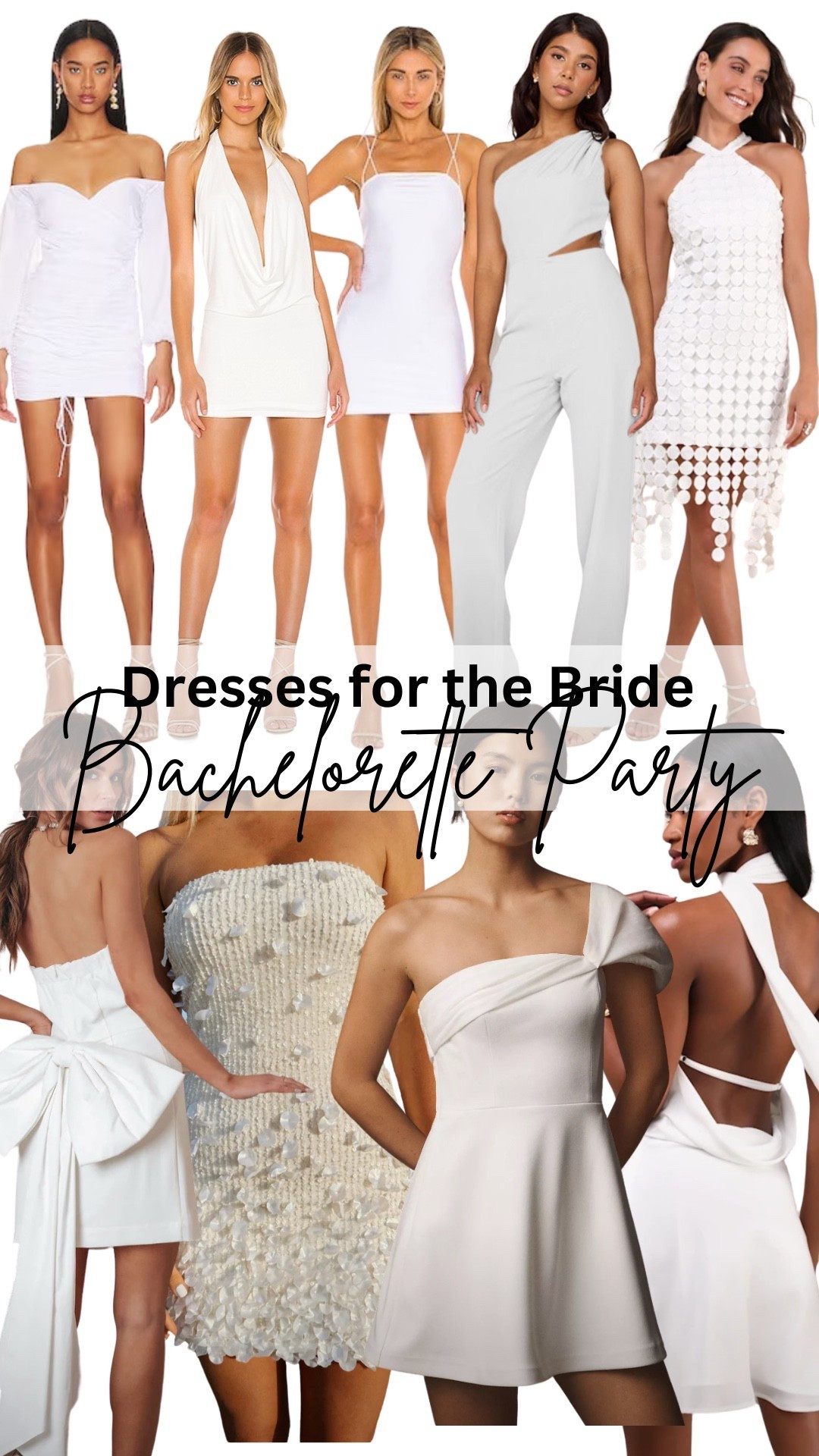 Bachelorette party outfit ideas for the bride-to-be 💍 from all-white looks to glam night-out styles — perfect for your last fling before the ring! #ltkbride #bacheloretteoutfit #brideoutfitideas #bachweekendstyle #bridetobe #whattowearbachelorette #weddingweekendstyle #ltkwedding


#LTKFindsUnder100 #LTKWedding #LTKFindsUnder50