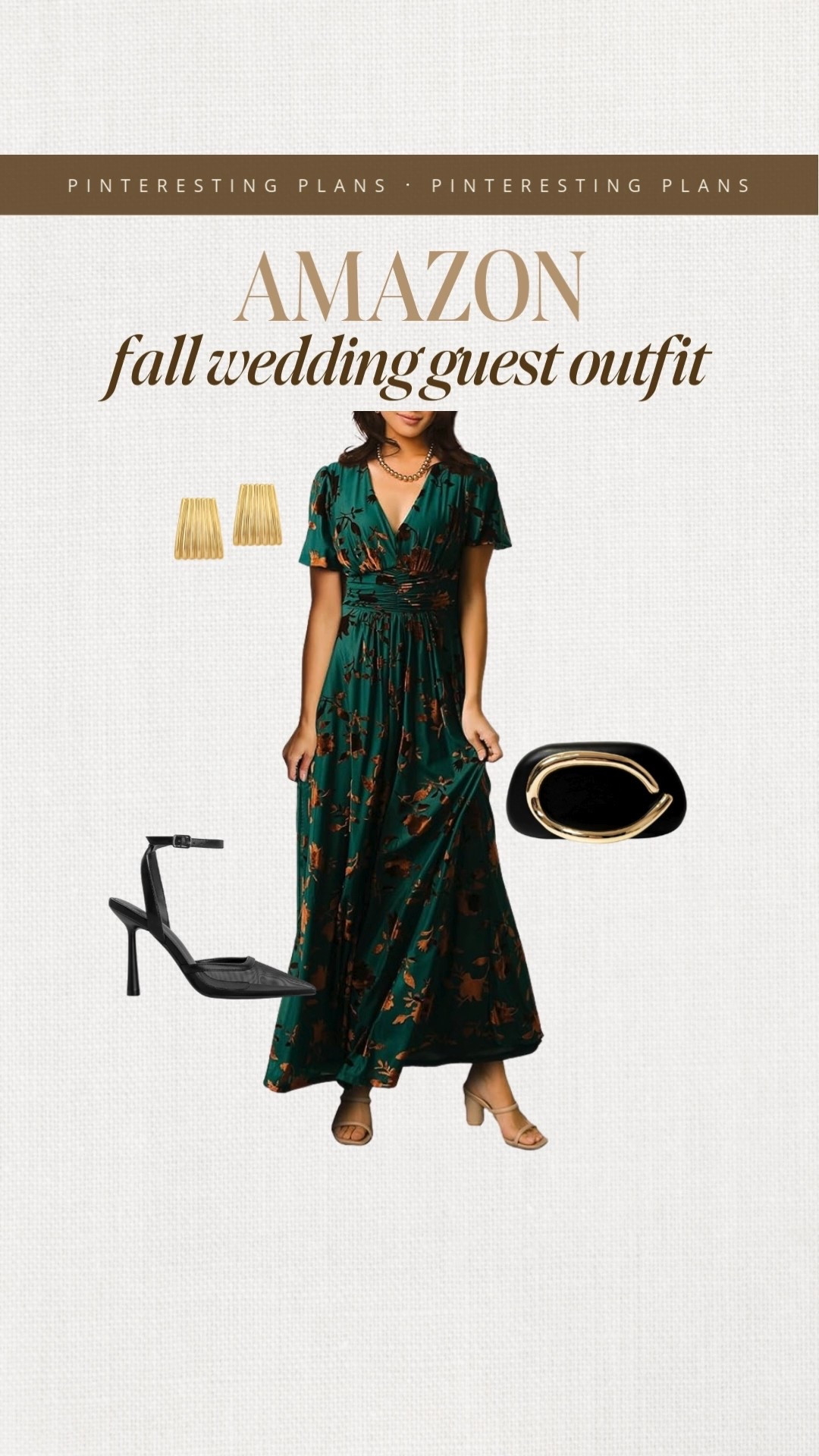 Amazon fall wedding guest outfit 🙌🏻🙌🏻

Fall transition dress, wedding guest look, evening bag, earrings 

#LTKStyleTip #LTKautumn #LTKWedding