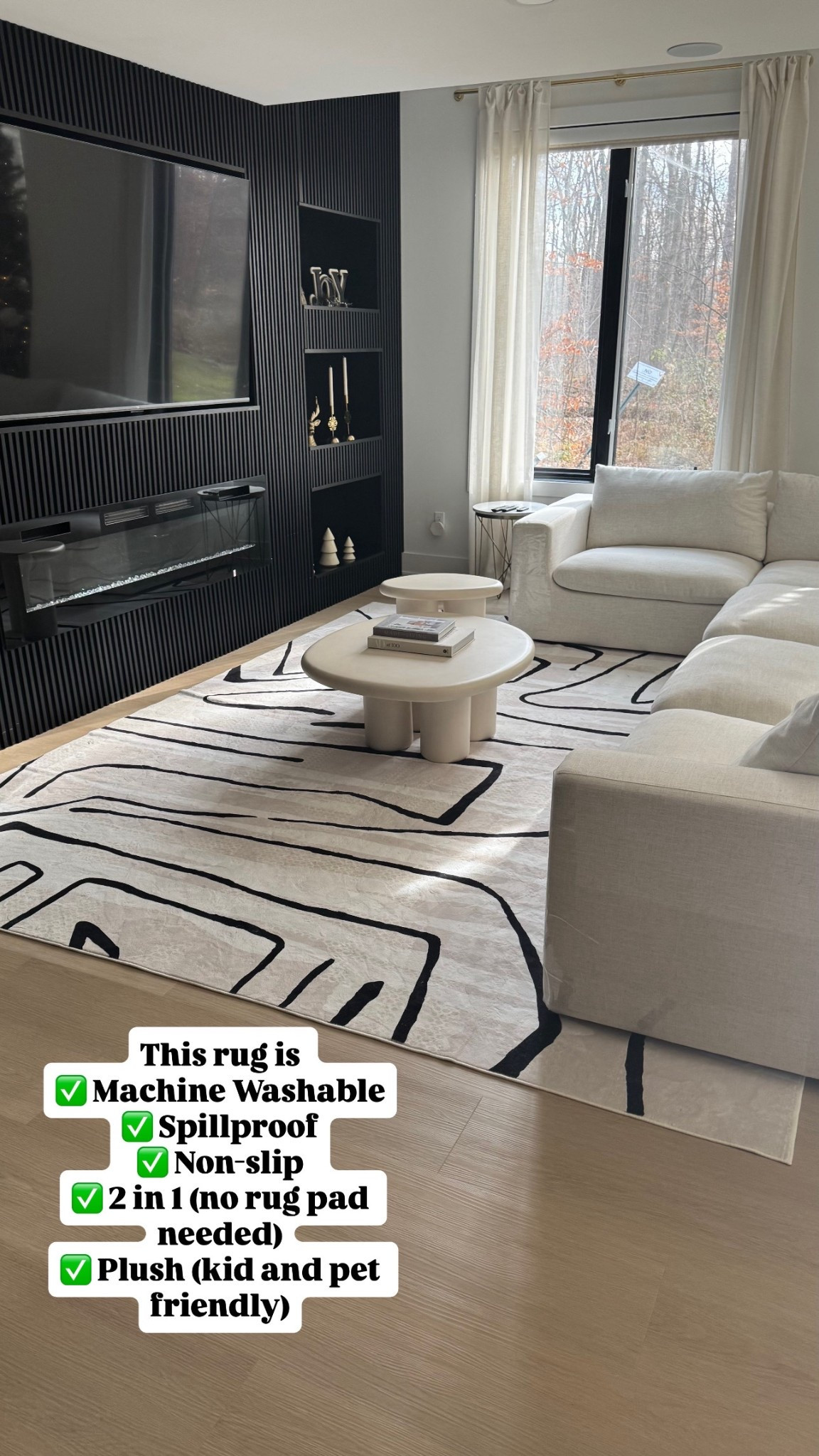 Loving my new neutral rugs from @rugsway_official . They’re machine washable, spillproof, non-slip, non-toxic, 2 in 1 rugs (no rug pad needed). Save 12% site wide with my exclusive code WAW12. No minimum spend.

Here are my rug details:

Basement Living Room: 9x12 Premium Galadriel Stripes. 2 - in - 1 rugs (rug+rug pad). Waterproof, slip -resistant and washable for easy living.

Bedroom: 8x10 Premium Majestic Reflection - Off White. 2 - in - 1 rugs (rug+rug pad). Waterproof, slip -resistant and washable for easy living.

Foyer: 6x9 Premium White Elegance Scandanavian. 2 - in - 1 rugs (rug+rug pad). Waterproof, slip -resistant and washable for easy living.



#rugsway #rugswayhome #rugswaycarpet @shop.ltk

#LTKSaleAlert #LTKHome