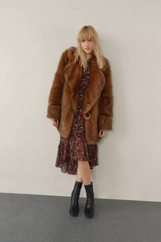 Vintage Look Faux Fur Jacket | Nasty Gal (US)