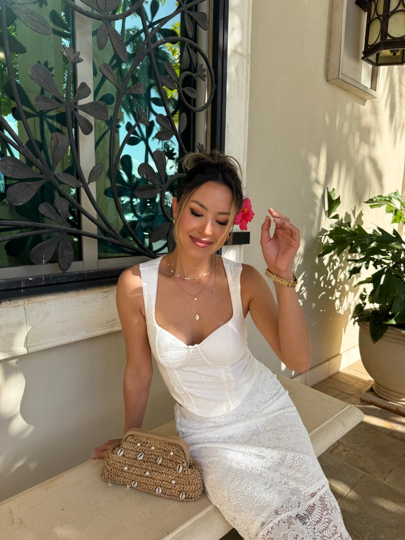 Loveeee corset tops and lace adds such a beautiful touch to a look. Wearing the top in XXS and skirt in XS 

#LTKSeasonal #LTKSummerEdit #LTKFindsUnder50