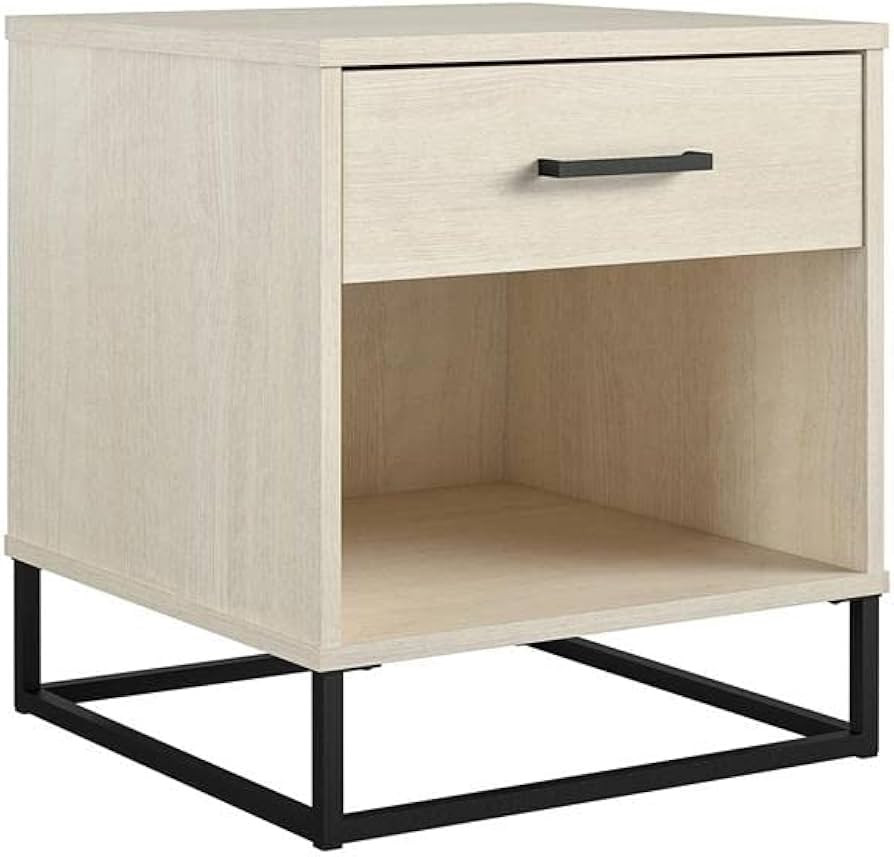 Novogratz Kelly Nightstand, Ivory Oak Nighstand | Amazon (US)