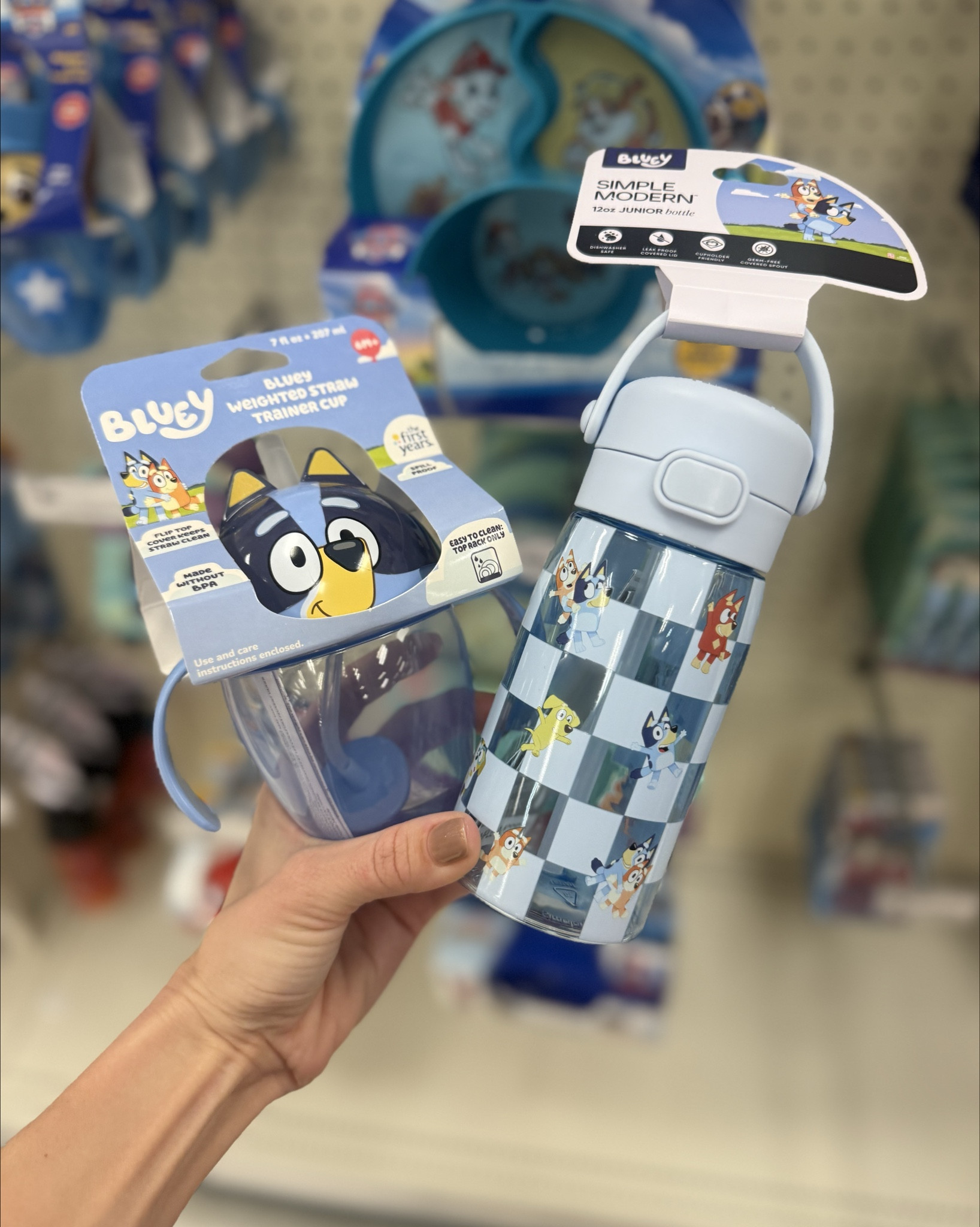 NEW character meal time finds 😍 including plates, cups, silverware, and snack cups in Minnie, Bluey, Spidey, and Stitch ✨
-

#bluey #blueyandbingo #momfinds  #target #targetfind #targetmom #disney #minniemouse #spidey #spiderman #pawpatrol #toddlerfind #toddlermom #toddlerfinds #toddlercup #toddlerplates #toddlersilverware 

#LTKBaby #LTKmomlife #LTKKids