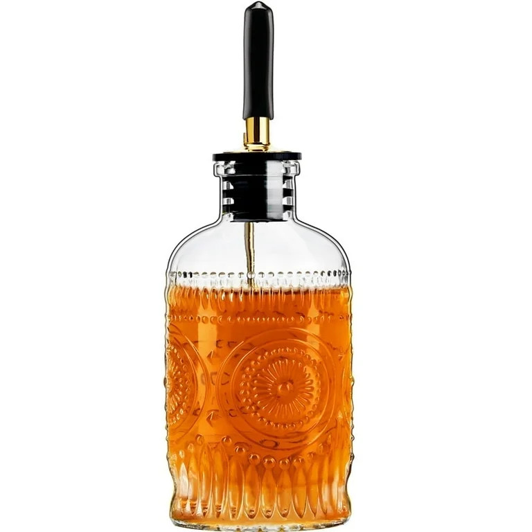 PARACITY Glass Syrup Dispenser 7oz, Metal Spout - Coffee & Restaurant Essentials (Honey, Maple Sy... | Walmart (US)