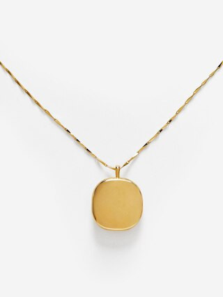 Gold-Plated Locket Necklace | Arket UK