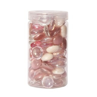 Cream & Pink Glass Gems By Ashland™ | 18 oz | Michaels® | Michaels Stores