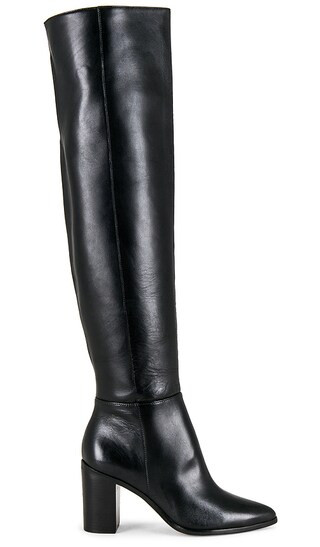 Mikki Block Boot in Black | Revolve Clothing (Global)