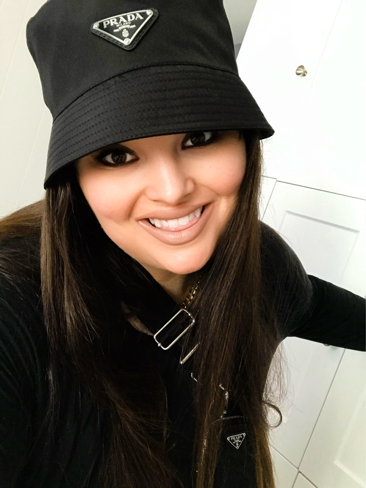 My go-to uniform for fall 🖤 #prada #pradahat #pradabag #pradanylon #fallstyle

#LTKtravel #LTKstyletip #LTKautumn