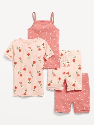 Snug-Fit Graphic 4-Piece Pajama Set for Toddler & Baby | Old Navy (US)