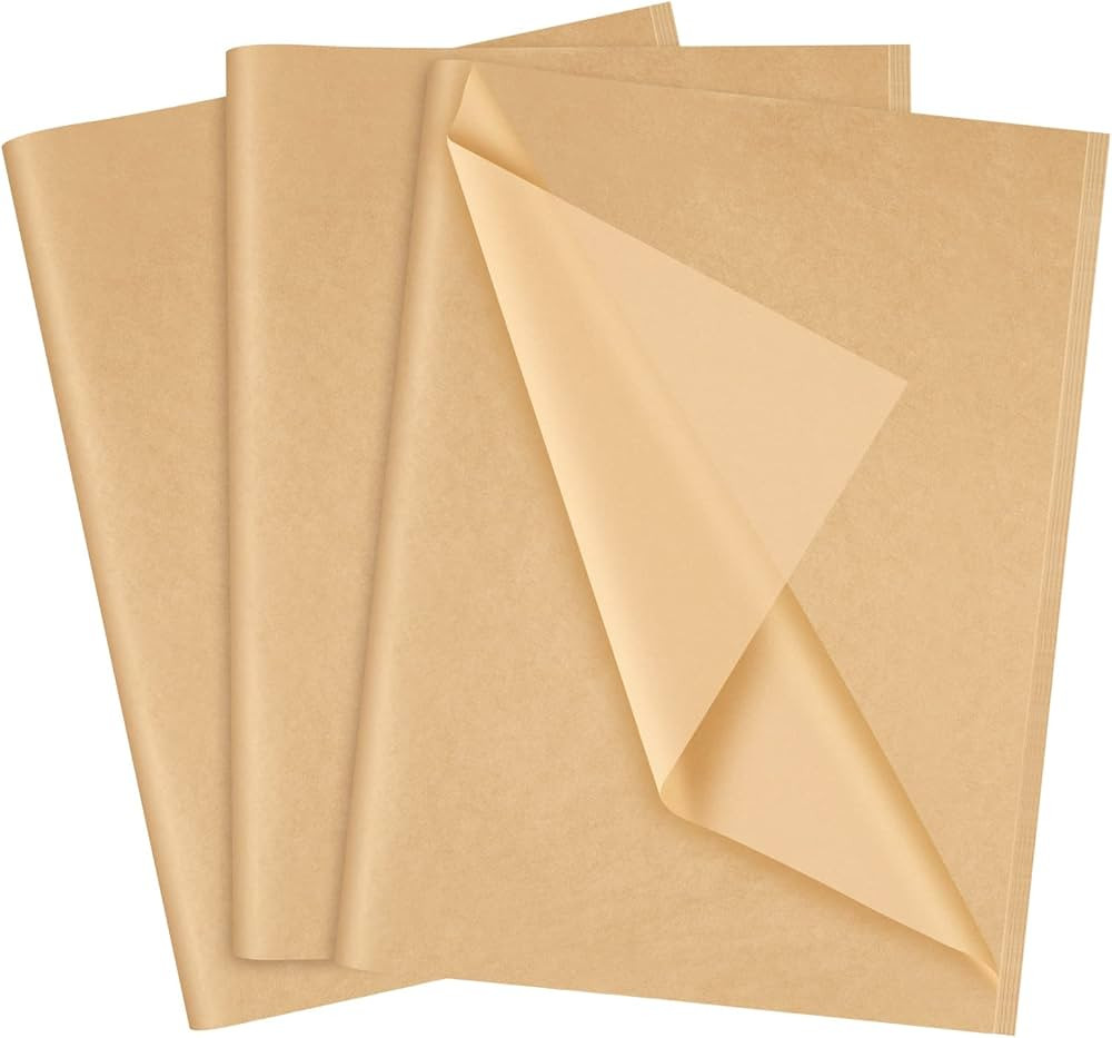 NEBURORA Kraft Tissue Paper for Gift Bags 60 Sheets Beige Wrapping Tissue Paper Bulk 14 X 20 Inch... | Amazon (US)
