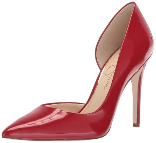 Jessica Simpson womens Prizma Pump, Red Mousse, 7.5 US | Amazon (US)