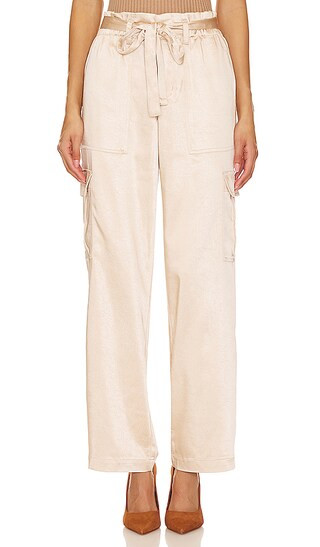 All Tied Up Cargo Pant in Moonlight Beige | Revolve Clothing (Global)
