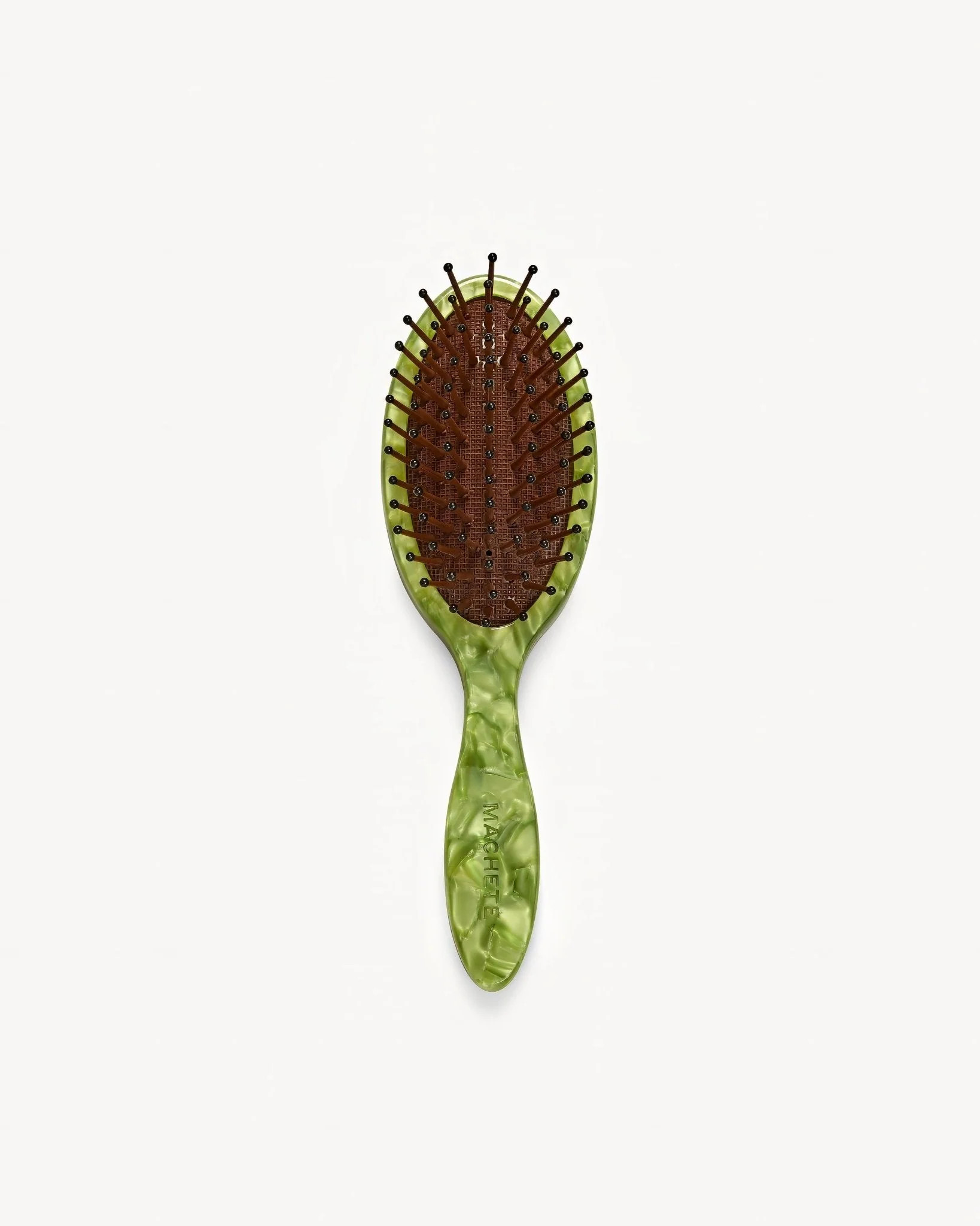 Petite Travel Detangling Hair Brush in Pistachio | Shop Simon