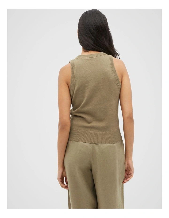 Seed HeritageKnit Halter Vest in Rosemary | Myer