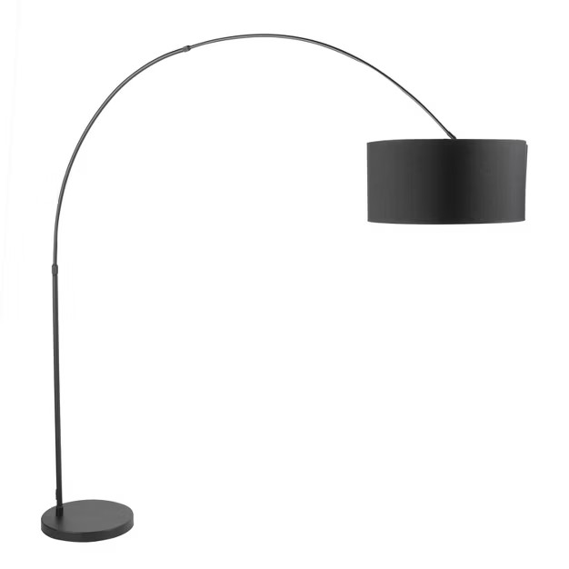 76" Salon Arc Floor Lamp Black/Copper - LumiSource | Target