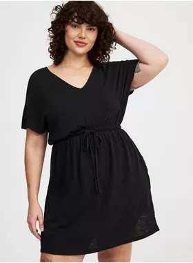 Mini Dress Side Slit Cover-Up | Torrid (US & Canada)