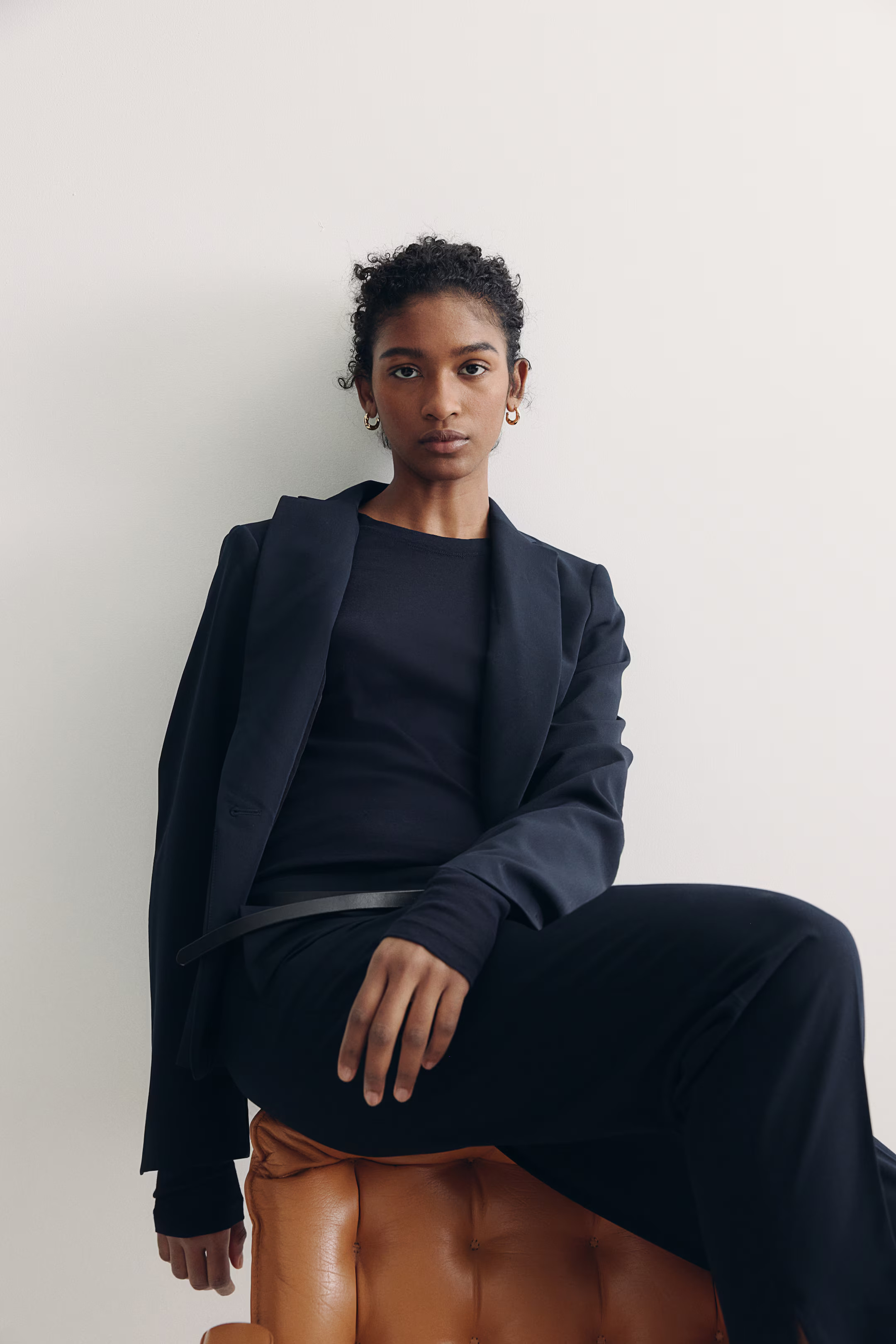 Taillierter Blazer - Marineblau - Ladies | H&M DE | H&M (DE, AT, CH, NL, FI)