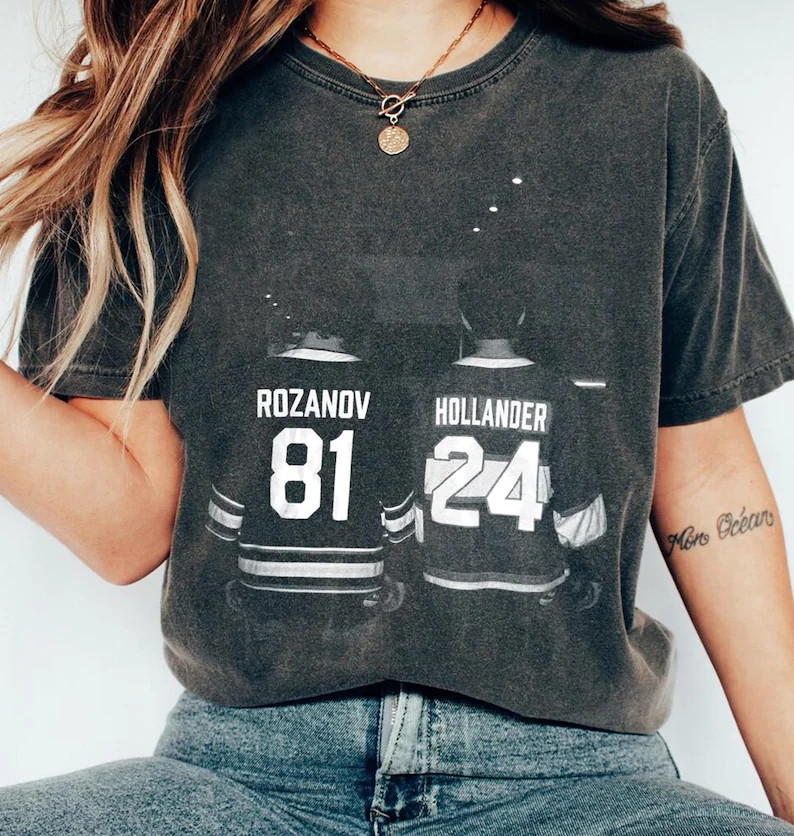 Vintage Hollander Rozanov Hockey Comfort Colors Shirt, Connor Storrie Rozanov, Ilya Rozanov Sweat... | Etsy (US)