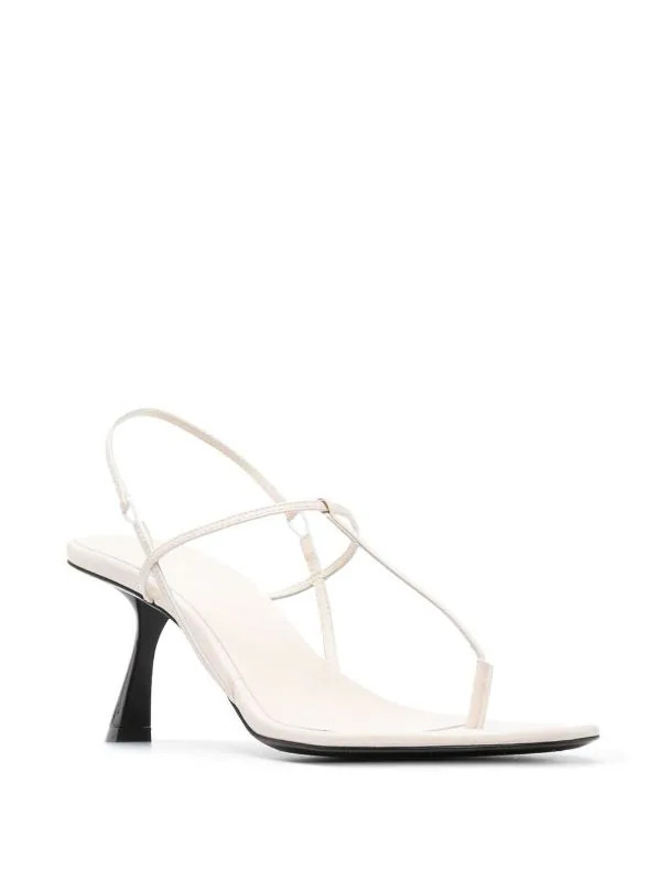 KHAITE Linden 65mm Sandals - Farfetch | Farfetch Global