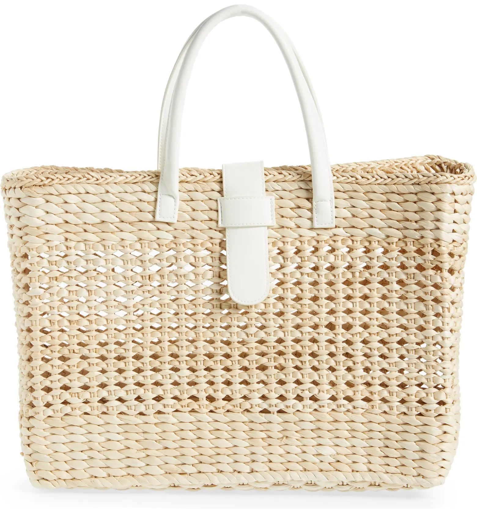 btb Los Angeles Oversize Jules Rattan Tote | Nordstrom | Nordstrom