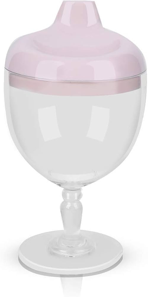 Princess Wine Sippy Cup Spill Proof, Fancy Wine Glass Sippy Cup No Spill for Baby Girl 1+ Year Ol... | Amazon (US)