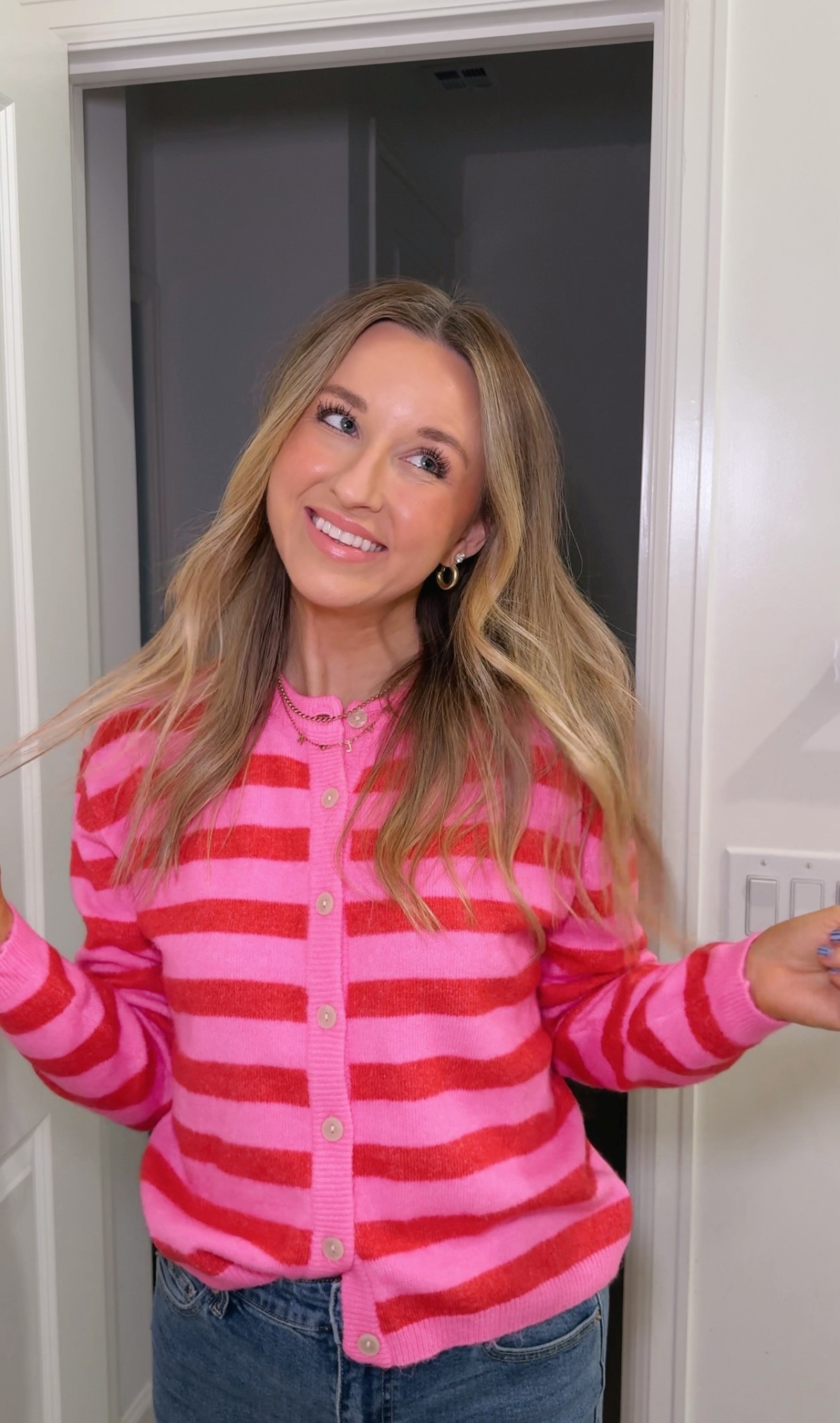 Target cardigan 💘 wearing an XS 

#LTKWorkwear #LTKFindsUnder50 #LTKootd