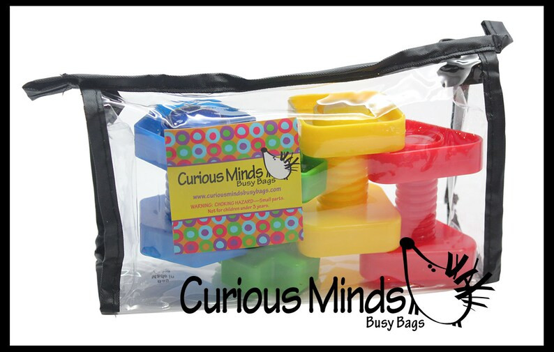 Large Plastic Nuts and Bolts Toy  Fine Motor Montessori | Etsy | Etsy (US)