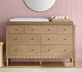 Penny 7-Drawer Dresser & Topper Set (56w x 19d") | Pottery Barn Kids