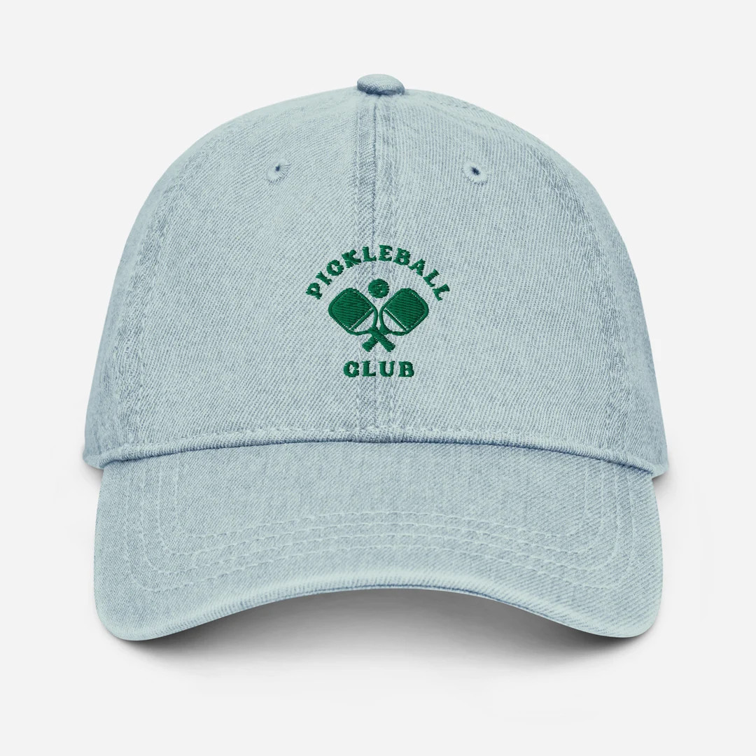 Pickleball Club Denim Hat - Etsy | Etsy (US)
