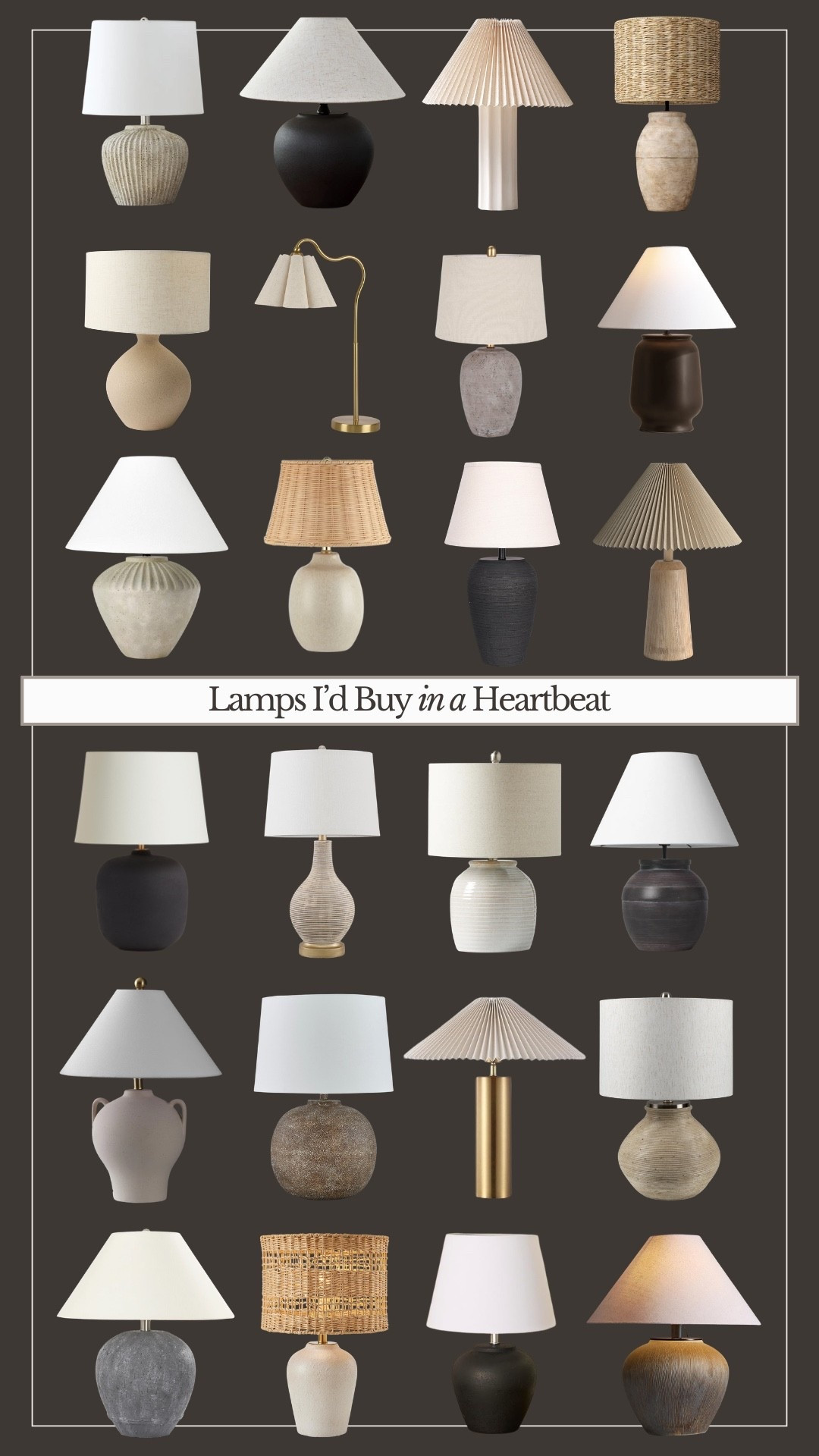 Lamps I’d Buy in a Heartbeat!

#LTKHome