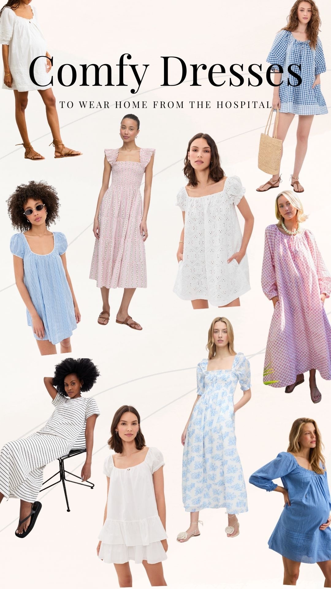 Dresses I think would be both comfy & cute for your leaving-the-hospital moment🥹🩷🩵

#LTKBump #LTKBaby #LTKmomlife