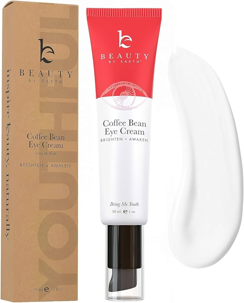 Coffee Bean Under Eye Cream for Dark Circles and Puffiness - Caffeine Eye Cream Puffy Eye Treatme... | Amazon (US)