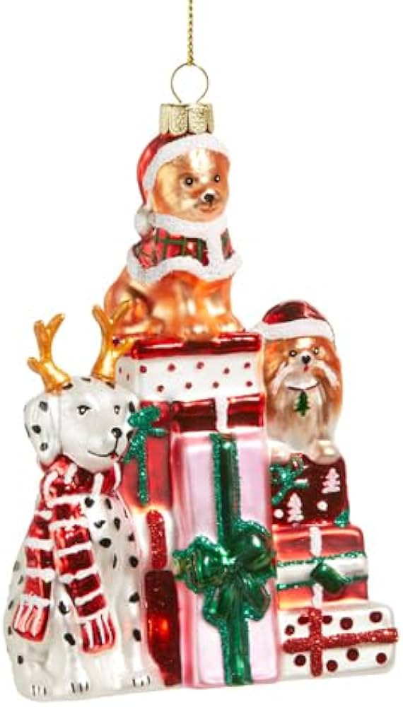 RAZ Imports Santa Paws and Presents, 5.5-Inch, Multicolor | Amazon (US)