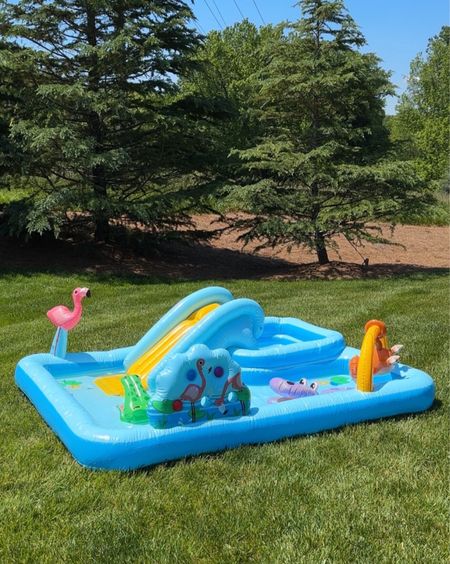 My favorite purchase so far this summer! 
Kiddie pool, inflatable pool, backyard pool, water day, pool day, family fun, toddler must-haves 

#LTKfamily #LTKSeasonal #LTKkids