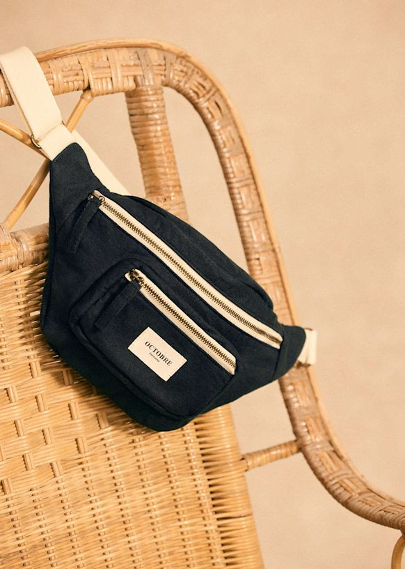Ember Linen crossbody pouch | Sezane Paris - US
